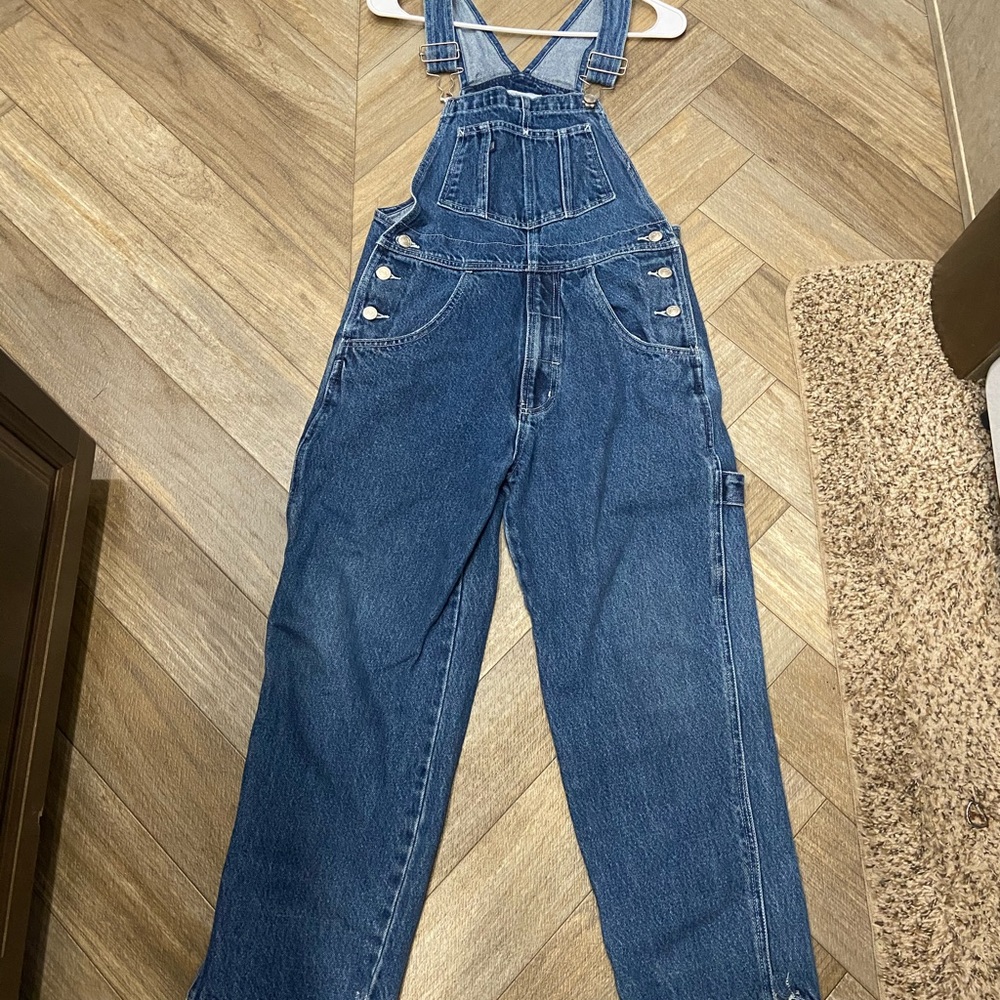 Vintage worn overalls